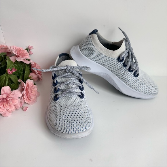 Allbirds Tree Dasher TD 2 Blizzard/Hazy Cobalt Sneakers